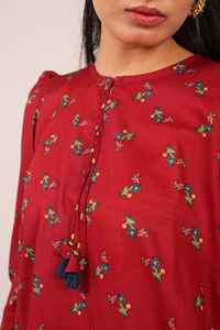 Primera calidad Ecológico Señoras Césped Algodón Shalwar Kameez Trajes con botón Encaje Rebordear Nuevo diseño Servicio OEM Venta caliente - Product Image 2