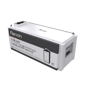 แบตเตอรี่ Renon 5.12kWh 48V LiFePO4 แบบต่อพ่วงได้ XTREMELVS5K IP65 ระบบไฮบริดกริด - Product Image 2