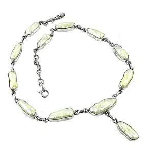 Collier élégant en argent 925 avec perle d'eau douce pour femmes, bijoux élégants - Product Image 3