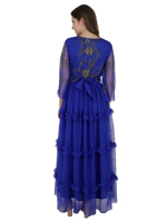Robe trapèze pour femme, ornée de perles et de paillettes, à manches courtes, élégante, pour soirée, mariage, anniversaire, 2025