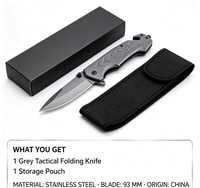 Couteau pliant tout acier 3cr13 en acier inoxydable, multifonctionnel, EDC, tactique, chasse, camping, survie, coupe, 1 an de garantie