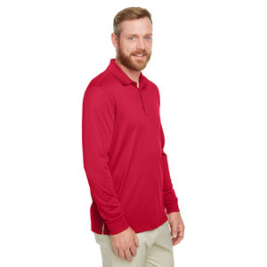 Polo informal de negocios para hombre, camisetas de golf cómodas de algodón sólido de verano de manga larga - Product Image 5