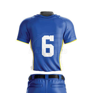 Ensemble d'uniformes de baseball personnalisés, maillot et pantalon, uniforme d'équipe de baseball, maillot et pantalon, prix de gros - Product Image 6