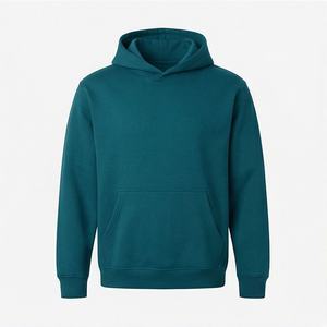 Sweat-shirt à capuche surdimensionné en coton molletonné, personnalisé, imprimé, brodé, uni, respectueux de l'environnement, avec logo, pour commandes promotionnelles - Product Image 1