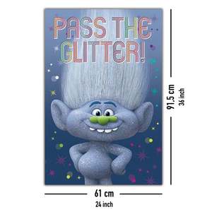 Póster de pared de Diamond Guy Trolls para decoraciones de cumpleaños! - Product Image 5