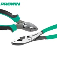 PROWIN Vente flash Pince multifonction à manche en PVC de 6 pouces, 8 pouces, 10 pouces, en acier à haute teneur en carbone, pince à joint coulissant
