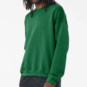 2025 venta al por mayor sudaderas baratas de alta calidad hombres polar liso sudaderas hombres mejor personalizado básico mezcla de algodón - Product Image 3