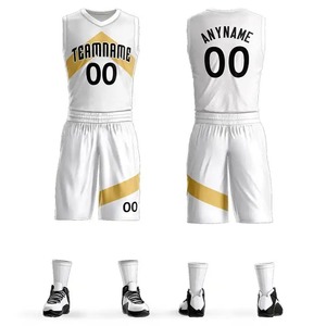 Nouvel ensemble d'uniformes de basketball 2026 personnalisés, imprimés numériquement, respirants, pour hommes, à prix abordable, BW-S.BU.04 - Product Image 1