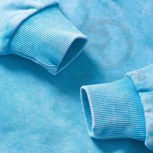 Sudadera con capucha de lavado ácido de moda al por mayor superior para niños estilo desgastado pulóver sudadera logotipo personalizado ropa de calle sudaderas con capucha - Product Image 6