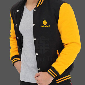 Chaquetas Letterman para Hombre, Cuello Alto, Logotipo Frontal, 100% Algodón, Transpirables, Invierno, Alta Calidad, Venta en Línea, Disponibles - Product Image 6