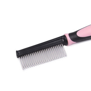 Yüksek Kaliteli Profesyonel 201 Paslanmaz Çelik Evcil Hayvan Tüy Açma Tarağı - Product Image 2