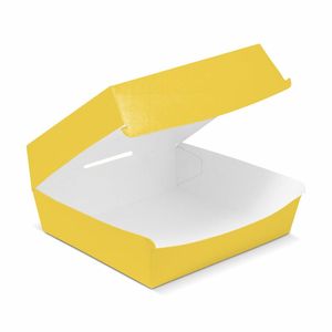 Boîtes à hot-dogs personnalisées Mod. OSTRICA 16x15.5x9 cm avec lamination brillante ou mate et gaufrage - Product Image 2