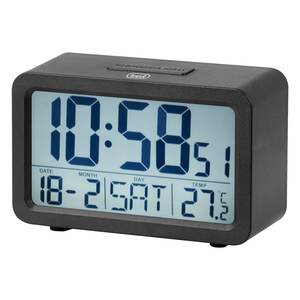 Sveglia SLD 3P60 Black <b>Desk</b> & Table Clocks by Trevi Model 0SL3P6000 - Product Image 1
