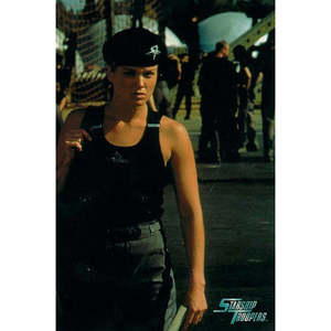 Tarjeta postal con diseño de Starship Troopers hecha de papel duradero - Product Image 1
