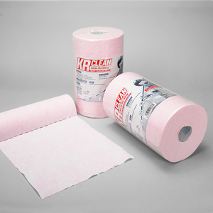 KrClean Lingettes en rouleau multi-usages Serviettes de cuisine de haute qualité du Vietnam Tissu non tissé absorbant de style uni - Product Image 3