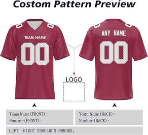 Nouveaux designs de la saison Maillots de football américain Maillots des Bears Vente en gros Respirant Mode personnalisée - Product Image 6