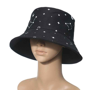 Chapeaux seau d'été pour hommes personnalisés de haute qualité en coton solide conception réversible pare-soleil pour un usage extérieur décontracté - Product Image 1