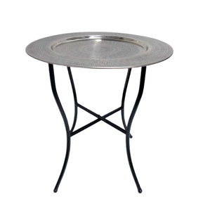 Bandeja redonda de hierro para restaurante y Hotel, nuevo estilo, color negro, suministros personalizados hechos a mano, novedad - Product Image 4