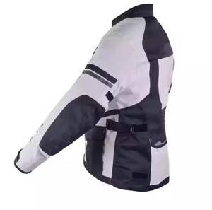 Chaqueta de moto de cuero de invierno bordada a medida para hombre-Protección transpirable para carreras - Product Image 3