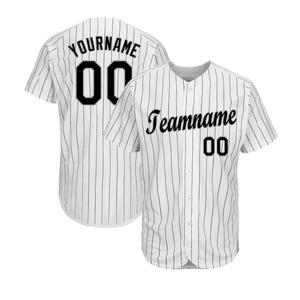 Uniformes de baseball pour hommes personnalisés imprimés par transfert thermique, 100% polyester, anti-humidité et antibactériens, nom et logo personnalisés - Product Image 3