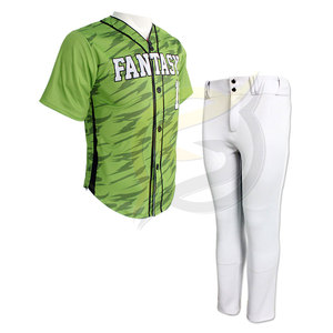Customizable Adult Baseball Jersey Breathable Button <b>Down</b> Shirt with Sublimation for Custom Designs - Product Image 6