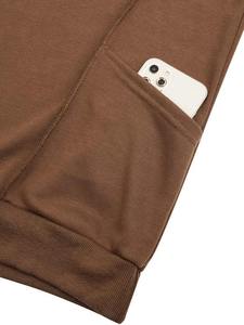 เสื้อฮู้ดผู้หญิงแบบสวมหัว ผ้าฝ้ายฟลีซ 100% พิมพ์ลายคุณภาพสูง OEM สไตล์สตรีท  สำหรับฤดูหนาว  ขายส่งจำนวนมาก - Product Image 3