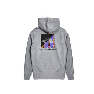 North Face <b>Red</b> <b>Box</b> Hoodie [NF0A3FREBB6] Casual Streetwear for Autumn Hooded French Terry Enzyme Wash 3D Embroidery Sizes XXS XL - Product Image 2
