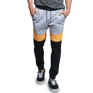 Vêtements pour hommes de couleur contrastée Cordon de serrage en coton Taille moyenne Pantalon pour hommes de qualité supérieure, droit, à rayures incurvées à vendre - Product Image 3