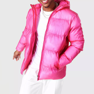 Blouson d'hiver pour homme personnalisé de haute qualité, grande taille, avec col montant, rembourrage épais, pour l'extérieur - Product Image 4