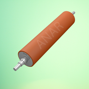 Rouleau en caoutchouc de résistance chimique de haute qualité pour la stratification et l'emballage de revêtement d'impression industrielle - Product Image 1