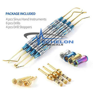 Kit avancé de lifting de sinus dentaire DASK, forets d'implantation, butées et instrument d'élévation par Echelon Surgicals - Product Image 6