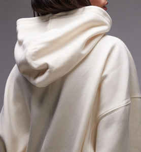 Sweat à capuche respirant grande taille avec logo personnalisé personnalisation vêtements décontractés d'hiver pull noir surdimensionné streetwear sweats à capuche pour femmes - Product Image 3