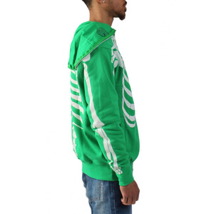 Vente en gros personnalisé 3D imprimé ogo intégral sweat à capuche zippé surdimensionné lourd 400gsm coton tech polaire pull à capuche pour hommes avec fermeture éclair - Product Image 6