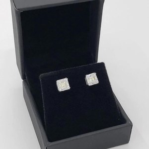 Boucles d'oreilles fines en or 14K personnalisées VVS VS Lab Grown Diamond for Wedding Anniversary Custom Jewelry - Product Image 5