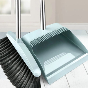 Everyday Household Cleaning Green Thickening Widening Brush Comprehensive Tooth Scraping Dustpan And Broom