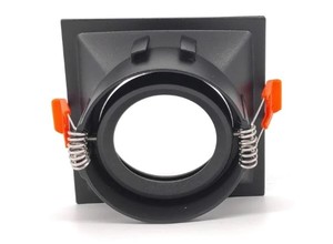 Bordo inclinabile quadrato nero GU10 incluso (F-Bright 2803059-N) - Product Image 2