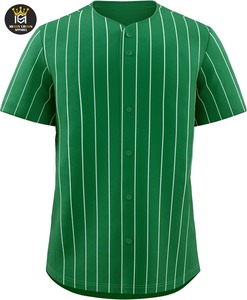 เสื้อเบสบอลและซอฟต์บอลแบบสวมใส่สบาย ระบายอากาศได้ดี ไซส์ใหญ่พิเศษ ผลิตตามสั่งขายส่ง พร้อมบริการสกรีนลายแบบ Sublimation - Product Image 1