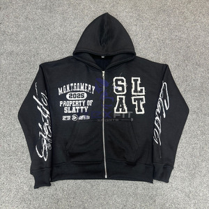 Nuevo estilo mejor material Llegó Sudadera con capucha impresa personalizada precios baratos fabricante superior hombres sudaderas con capucha personalizadas sudaderas con capucha para hombres - Product Image 1