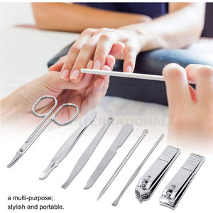 Professional High Stainless Steel <b>Nail</b> <b>Clipper</b> Cutter Trimmer Ear Pick Grooming Kit Manicure & Pedicure <b>Set</b> for Beauty & Babies - Product Image 4