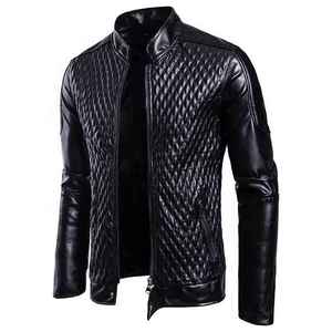 OEM Personalizar Diseño Venta Caliente Elegante Hombres High Street Style Calidad Premium Super Venta Chaqueta Real de cuero genuino para los hombres - Product Image 2