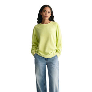 Sudadera Extra Grande de Algodón Terry Liso con Bordado para Mujer, Ecológica, para la Calle - Product Image 1