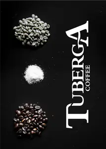 Organic roasted coffee beans blend TUBERGA PREMIUM QUALITY bio coffeeshop