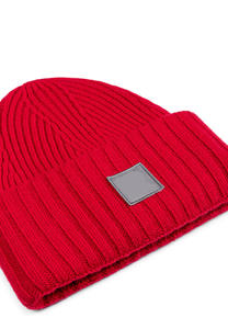 Gorro de punto de poliéster/algodón cálido para invierno de alta calidad al por mayor con logotipo personalizado bordado en 3D unisex - Product Image 6