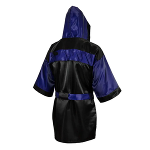 Robe de boxe pour les arts martiaux, robe de boxe de bonne qualité pour l'entrée en MMA, robe de boxe pour les arts martiaux, robe de satin à capuche - Product Image 3