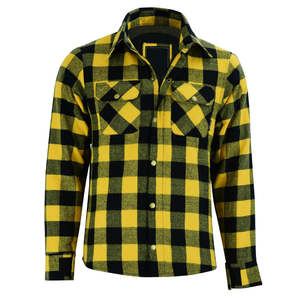 Premium Unisex azul gris blanco Plaid manga completa Racing Jersey Camisa de franela para protección motociclistas OEM personalizado - Product Image 6