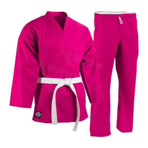 Logotipo personalizado privado y diseño de artes marciales Karate uniforme Color blanco 100% algodón hombres Karate uniforme - Product Image 1
