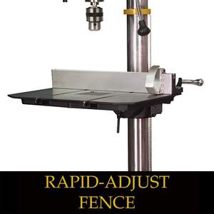 Taladro de Banco Móvil de 18 Pulgadas con Motor de 1 HP, Velocidad Variable, Capacidad de 600 lb - Product Image 4