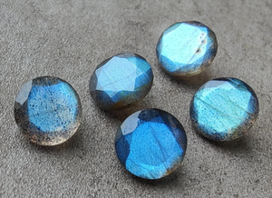 Wholesale Lavira IGI Certified 8mm Natural Blue Labradorite Loose Gemstones CA for Jewelry Making Custom Sizes Calibrated - Product Image 4