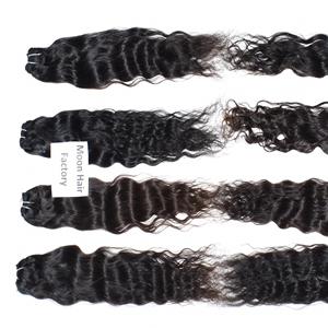 Prix de gros, vente de produits, cheveux humains indiens bruts, paquet de cheveux bouclés, soyeux, lisses, brillants, texture naturelle, disponibles - Product Image 1