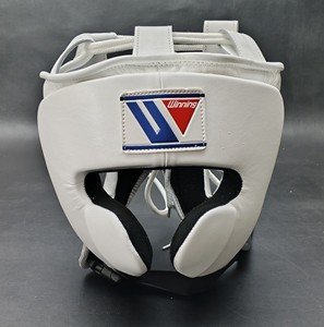 Garde-tête de boxe en cuir personnalisable de haute qualité accessoire d'entraînement gagnant Arts martiaux Fitness poignées de poignet lacées - Product Image 2